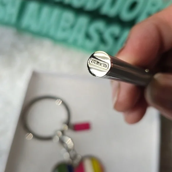 Coach Legacy Keychain   and COACH Mini Pen,  2 Fer NWOT - Picture 11 of 11